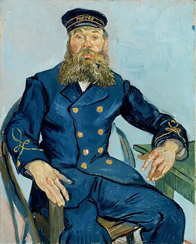 Porträt des Briefträgers Joseph Roulin Vincent van Gogh